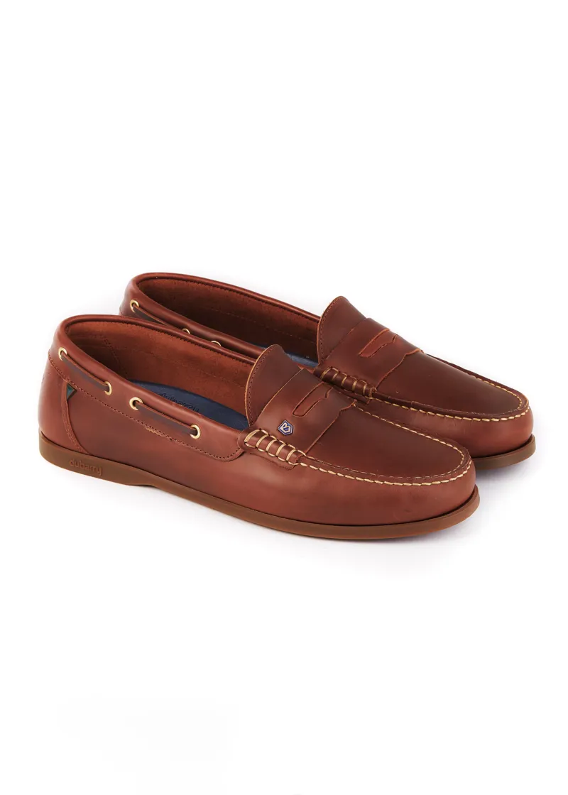 Dubarry Spinnaker Mens Deck Shoes Brown